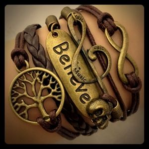 Believe music bracelet